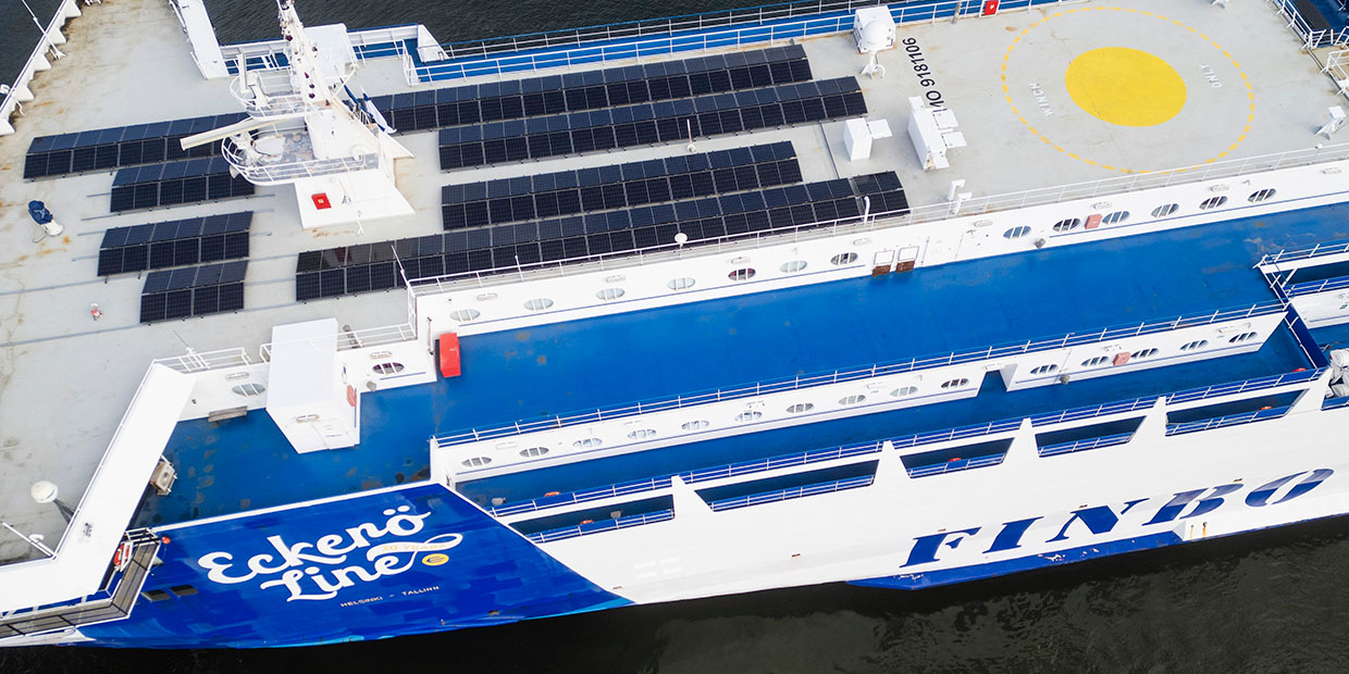 Eckerö Line’s summer season was a success and investments in energy efficiency continued