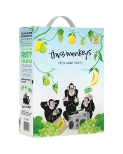 Thr3 Monkeys White, 300cl