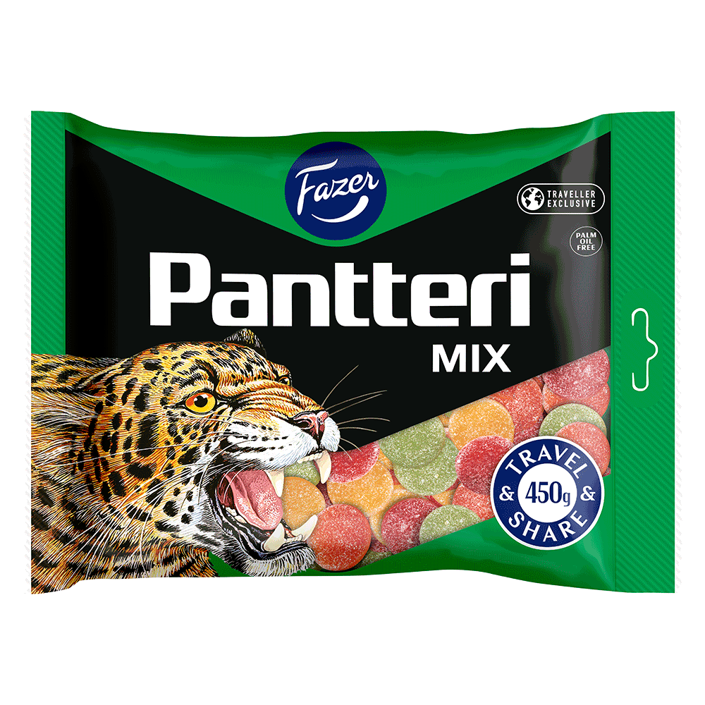 Fazer Pantteri Mix, 450 g