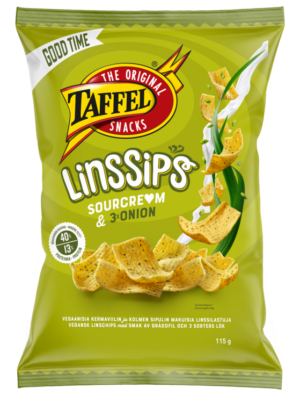 Taffel LinsSips & Onion 10 x 115 g