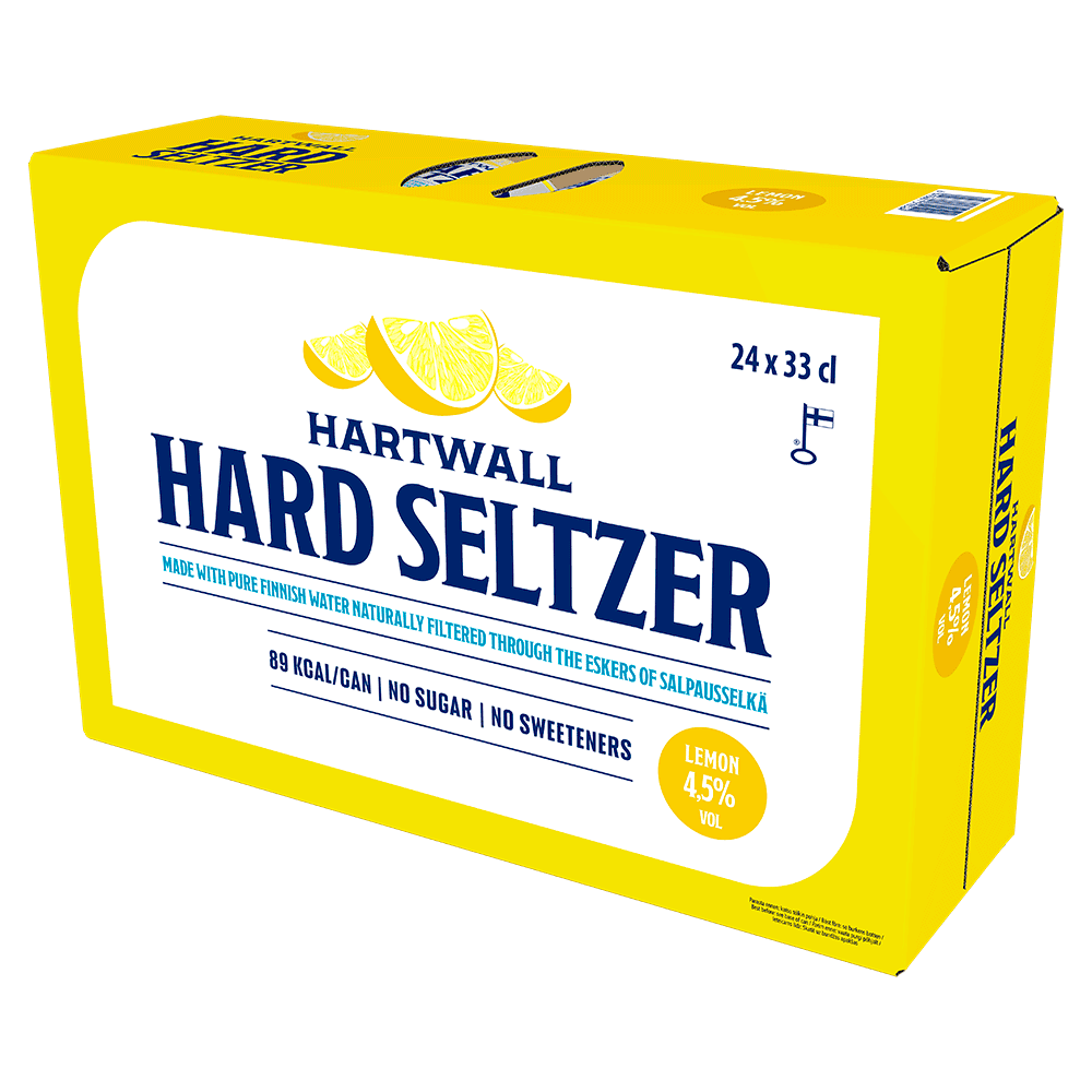 Hartwall Hard Seltzer Lemon 24-pack 