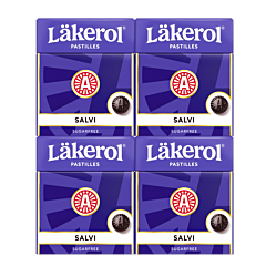 Läkerol Salvi sugar-free, 4-pack