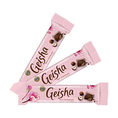 Geisha Filled Milk Chocolate, 3 x 37g