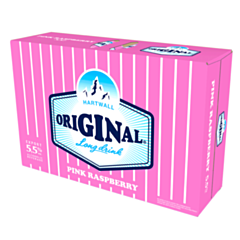 Hartwall Original Long Drink Raspberry, 24-pack