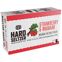 Olvi Hard Seltzer Strawberry-Rhubarb 4,5% 24-pack