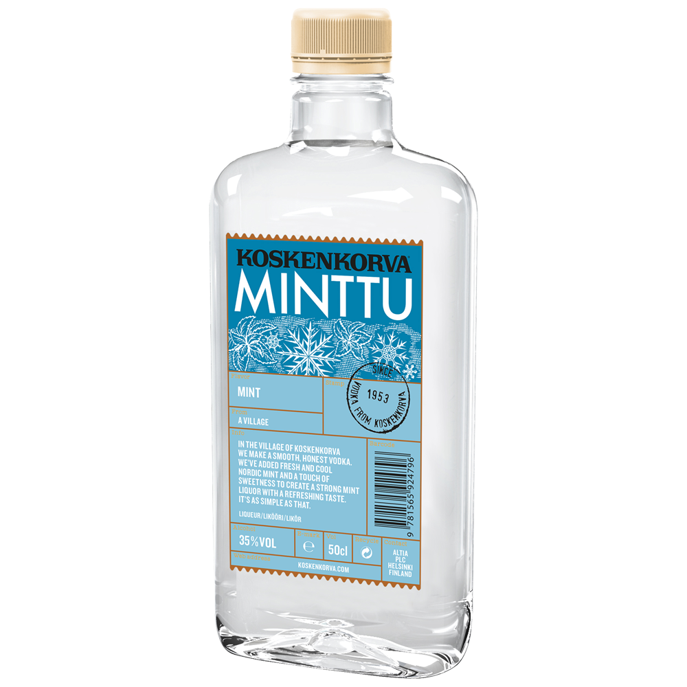 Koskenkorva Minttu 50 cl (PET) | Ecker Line