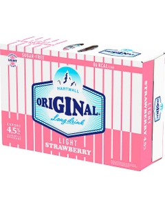 Hartwall Original Long Drink Light Strawberry, 24-pack