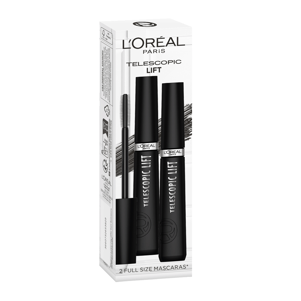 L'ORÉAL PARIS Mascara Telescopic Duo (2 mascaras)