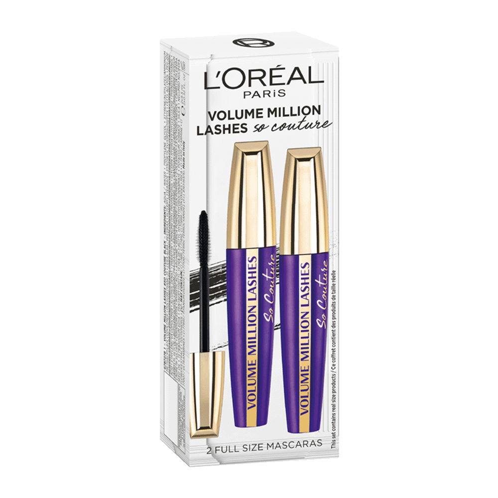 L'ORÉAL PARIS Mascara Volume Million Lashes So Couture Duo (2 x Mascara 9,5 ml)