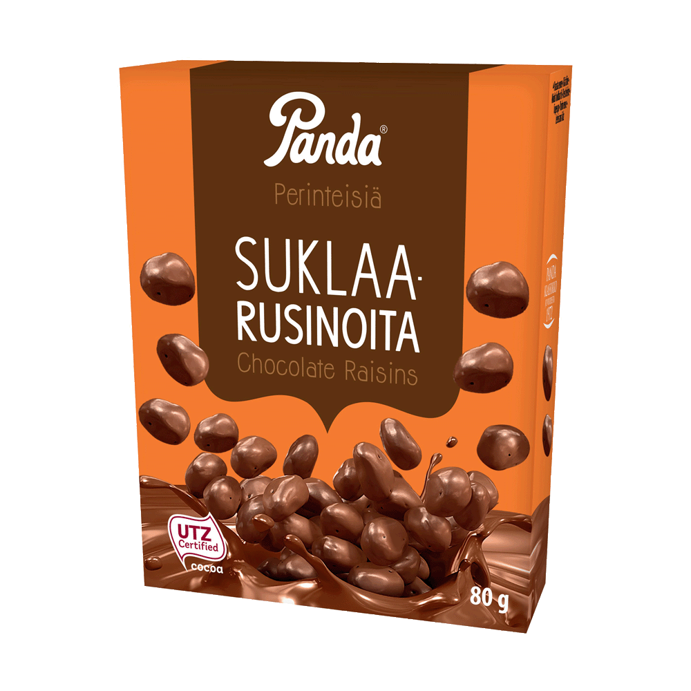 Panda Chocolate Raisins, 24 x 80 g Panda Chocolate Raisins, 24 x 80 g
