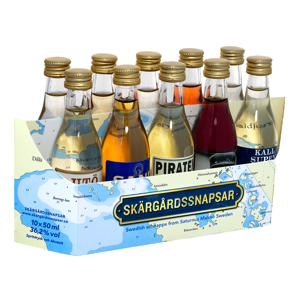 Skärgårdssnapsar 10-pack