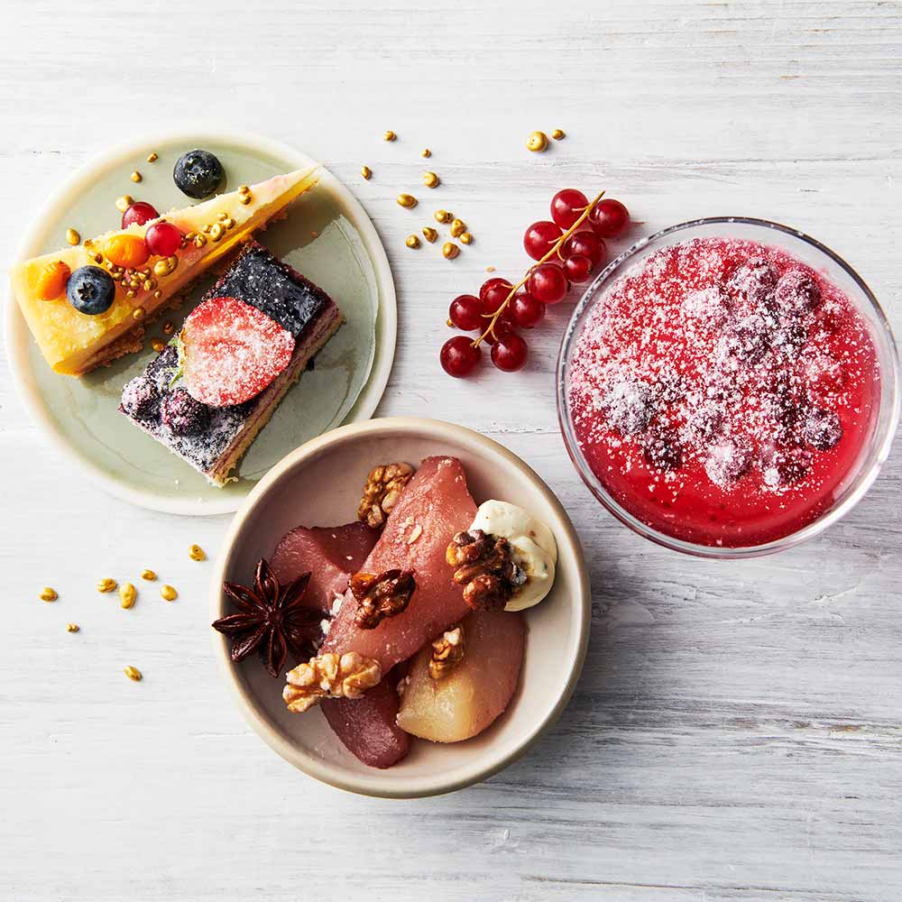 Herkullisia j&auml;lkiruokia Buffet Ecker&ouml;ss&auml;