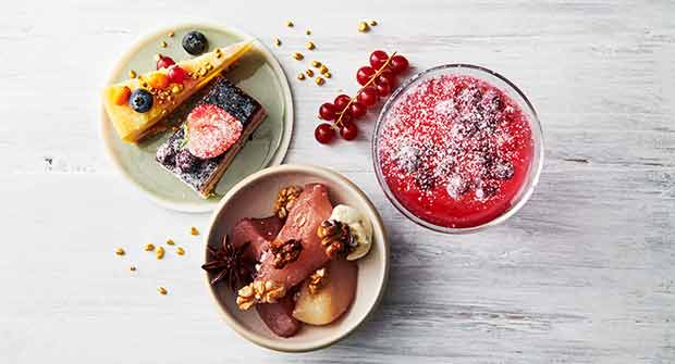 Herkullisia j&auml;lkiruokia Buffet Ecker&ouml;ss&auml;