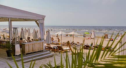 Beach of Jurmala, source: Latvia Travel